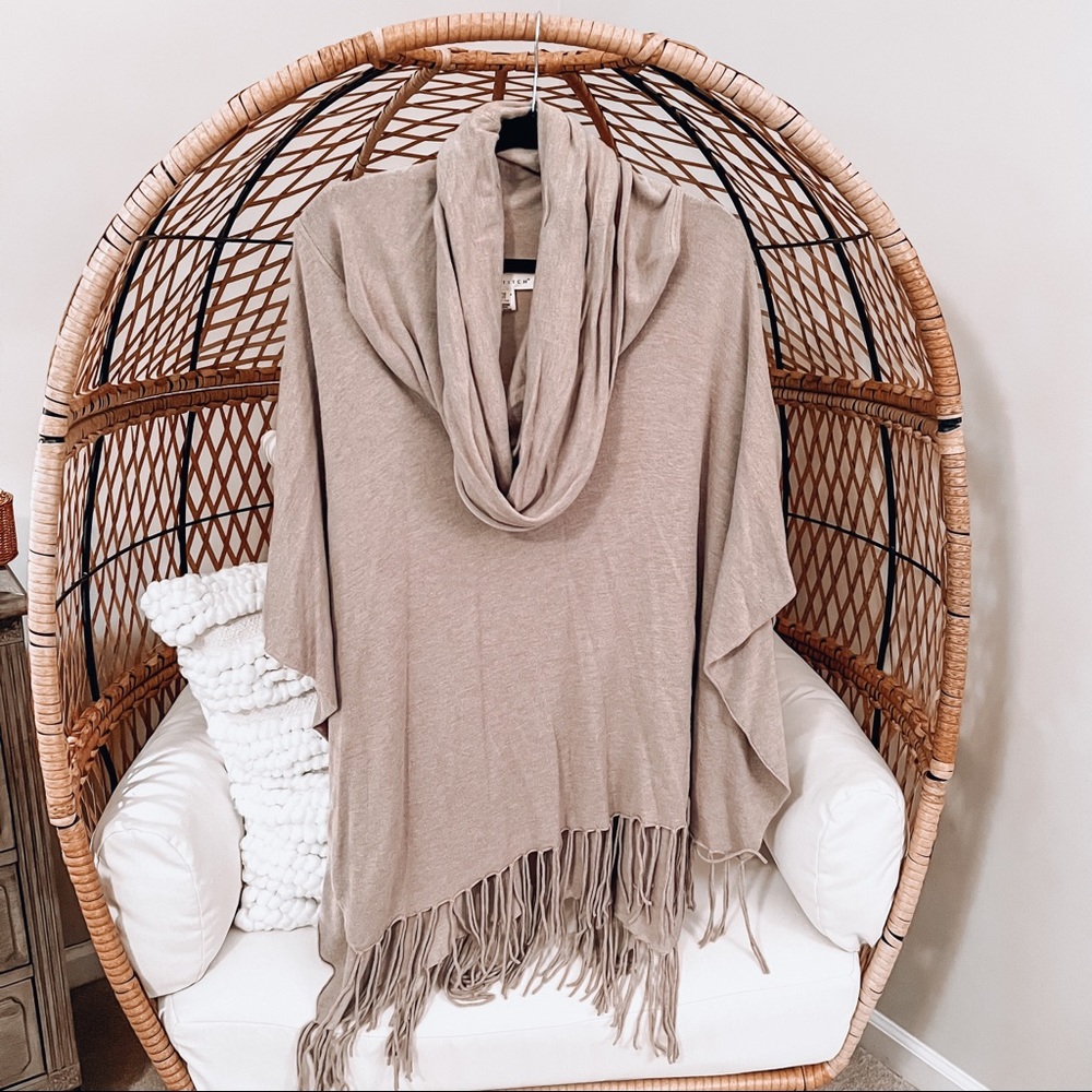 Love Stitch Sweater with Fringe